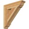 Ekena Millwork Traditional Traditional Rough Sawn Bracket, Western Red Cedar, 4"W x 18"D x 18"H BKT04X18X18TRA01RWR - alternate 1
